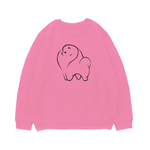 Свитшот "Шпиц - силуэт"