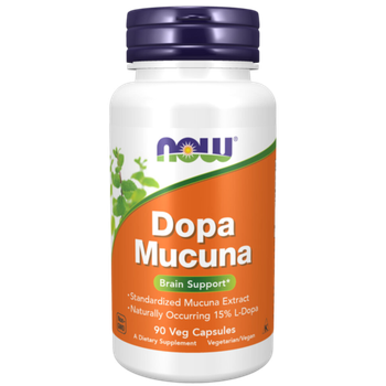 Now Foods Dopa Mucuna 800 mg 90 / 180 veg capsules , Допа Мукуна