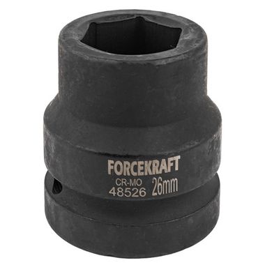 Головка ударная 1'', 26мм (6гр.) FORCEKRAFT FK-48526