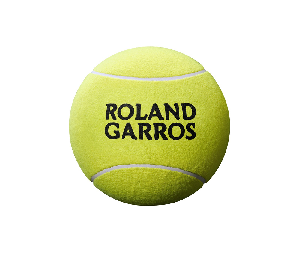 Мяч для автографов  Wilson Roland Garros Mini Jumbo Ball - yellow + marker