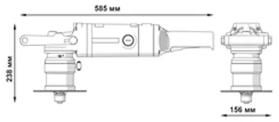 Хвостовик Weldon 19 мм для коронок Karnasch