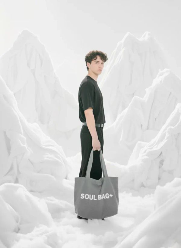 Сумка Soul bag+ Камень серая - фото 4