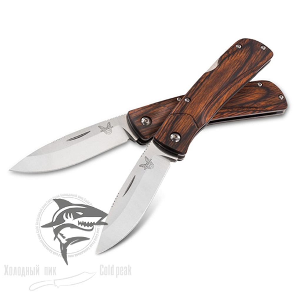 Нож складной Benchmade BIG SUMMIT LAKE, рукоять дерево