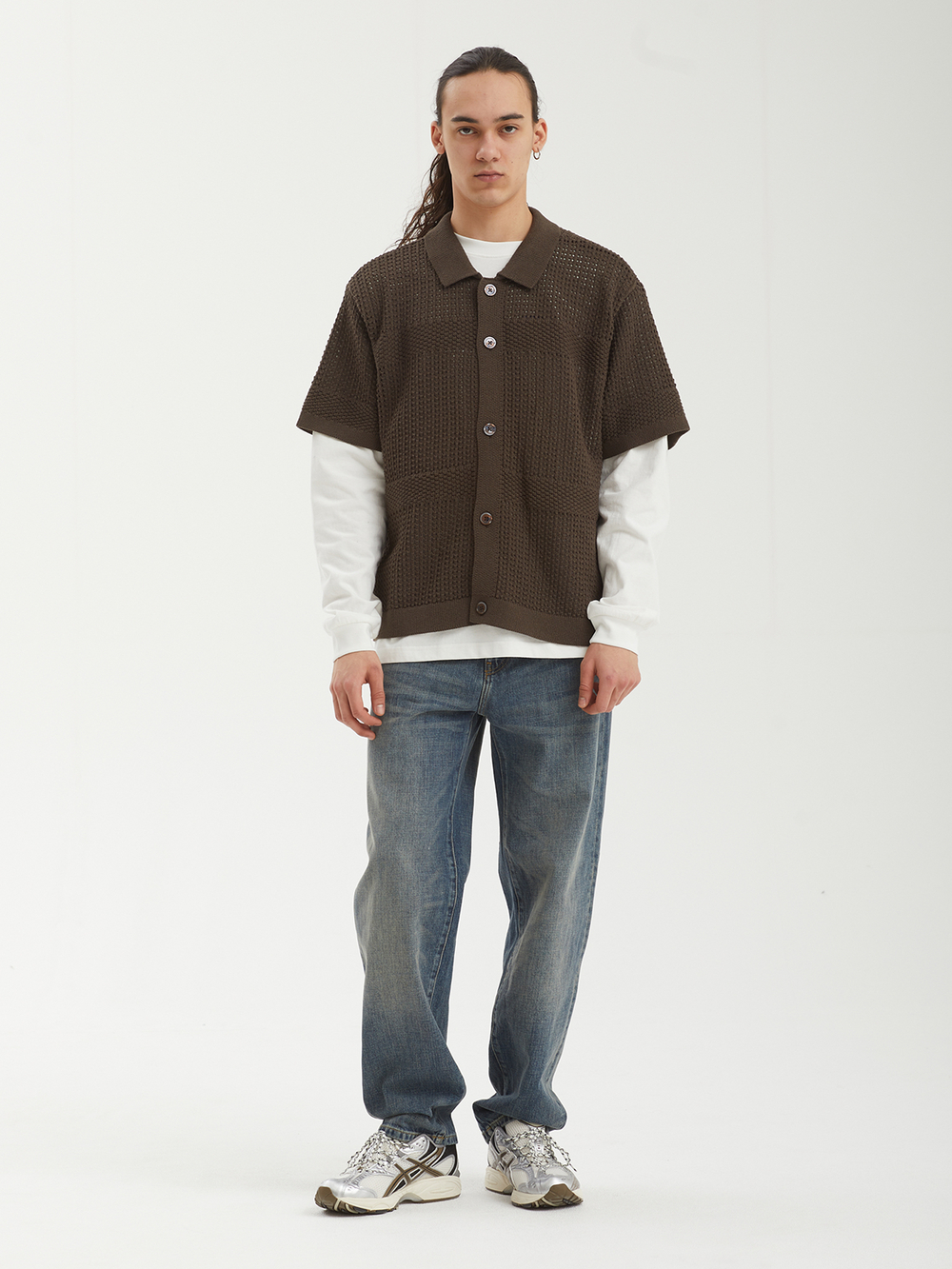 Мужская Рубашка Obey Zach Sweater