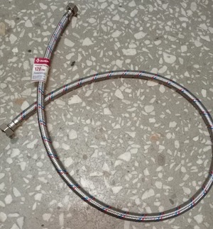 Подводка гибкая для воды оплетка из нерж стали г/г 1/2" 1,2м