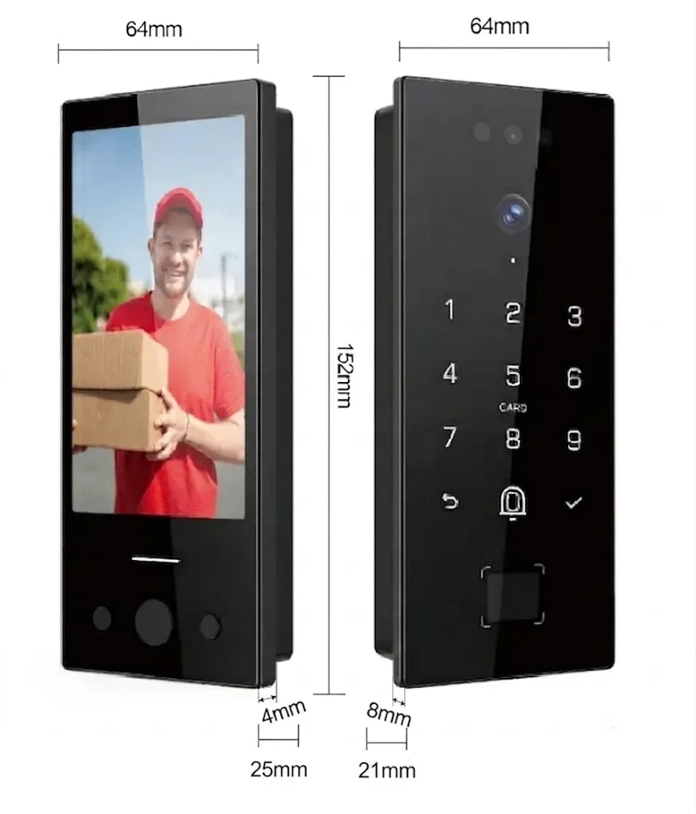 Арт. 70×30 MYLOCK ML-08, L-1800 — система доступа для алюминиевых дверей под ключ