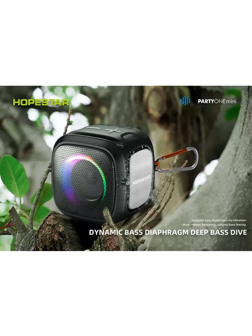 Портативная колонка Party One Mini black