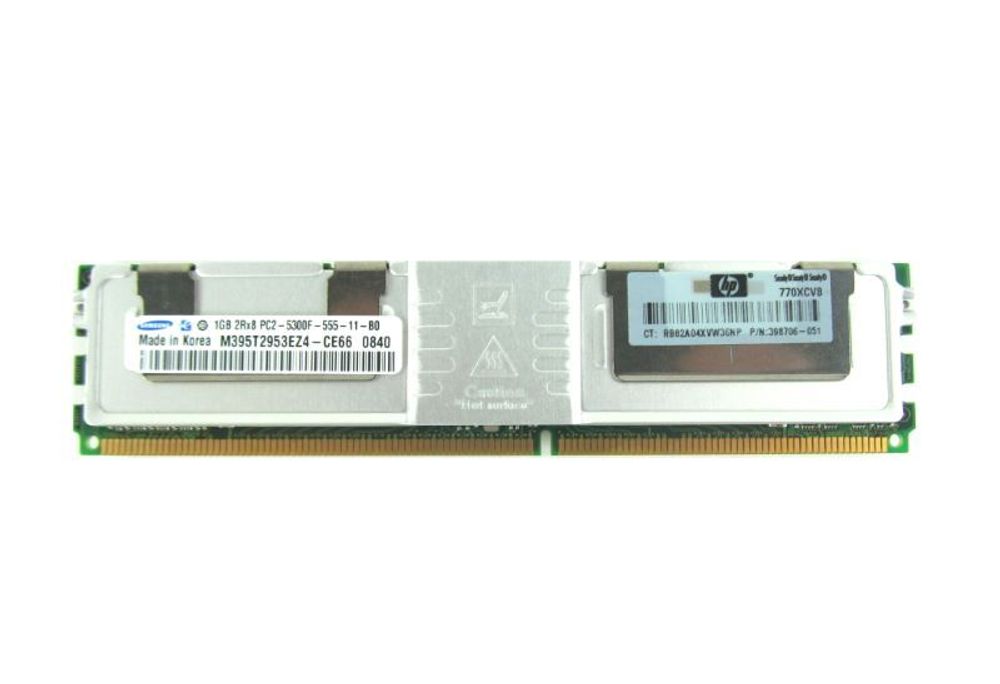 Оперативная память HP 1GB FULLY BUFFERED DIMM PC2-5300 1X1GB option kit 445224-B21