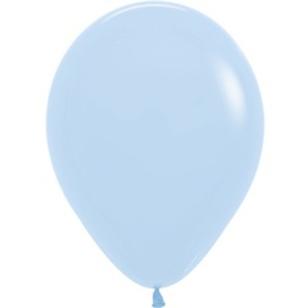 Шар (12"/30 см) Макарунс, Нежно-голубой (640), пастель 50 шт.