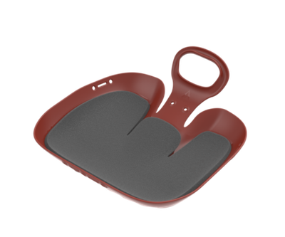 Санки-ледянки «Вираж» с мягкой сидушкой 39×37×14 см, цвет МИКС