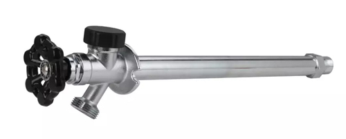 Незамерзающий вентилный кран (НИКЕЛЬ) 250мм 1/2 х 3/4 ш.  ViEiR  (30/1шт)