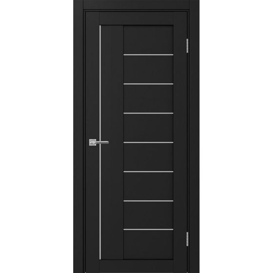 Купить Межкомнатная дверь экошпон Турин 524.21 антрацит остеклённая