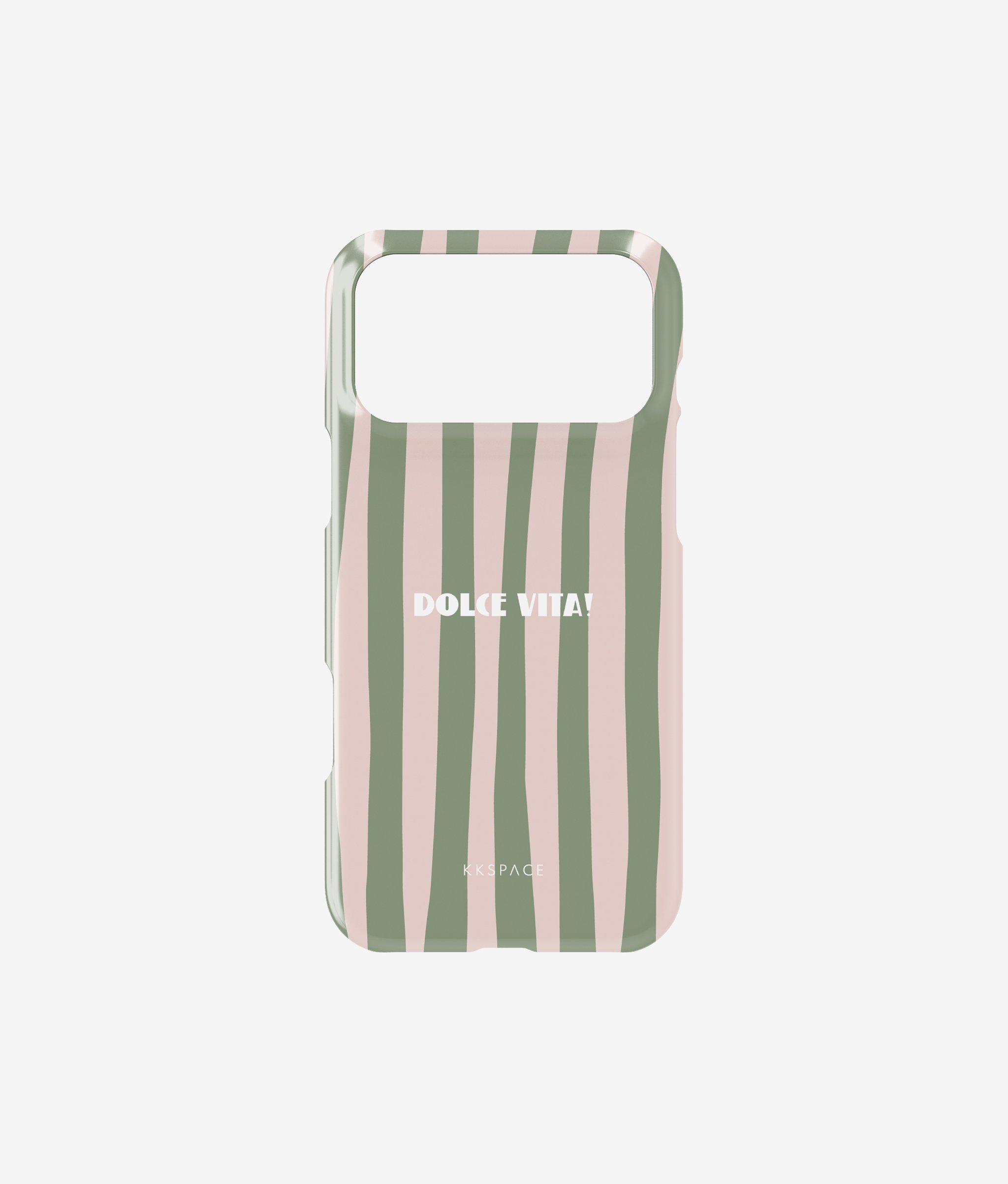 Чехол DOLCE VITA (розово-оливковый) для iPhone