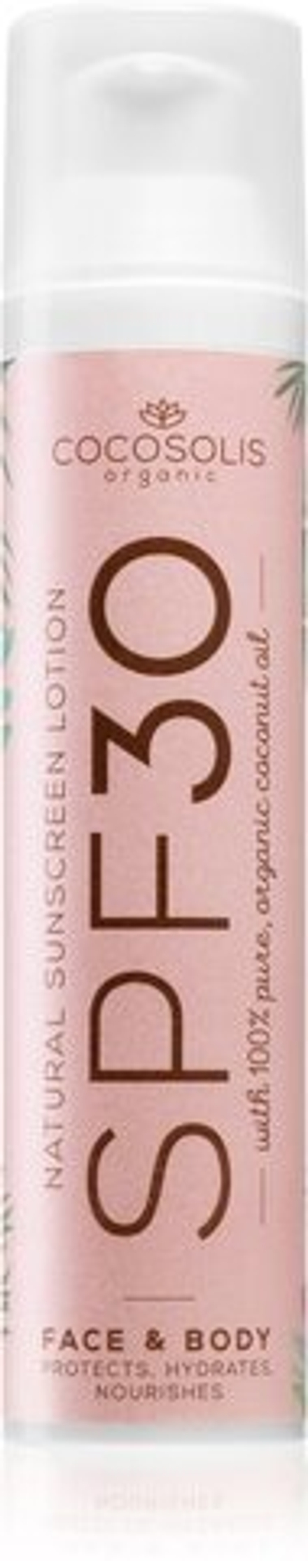 COCOSOLIS Natural Sunscreen Lotion - защитный солнцезащитный крем SPF 30 /   100  ml  / GTIN 3800500519326