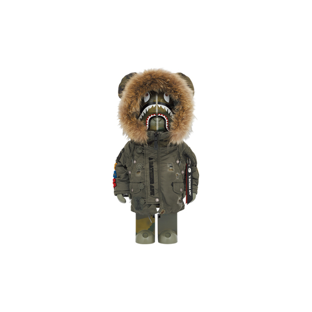 Дизайнерские игрушки BE@RBRICK x BAPE(R) 1000% 2023 70cm, BE@RBRICK-2311-0052