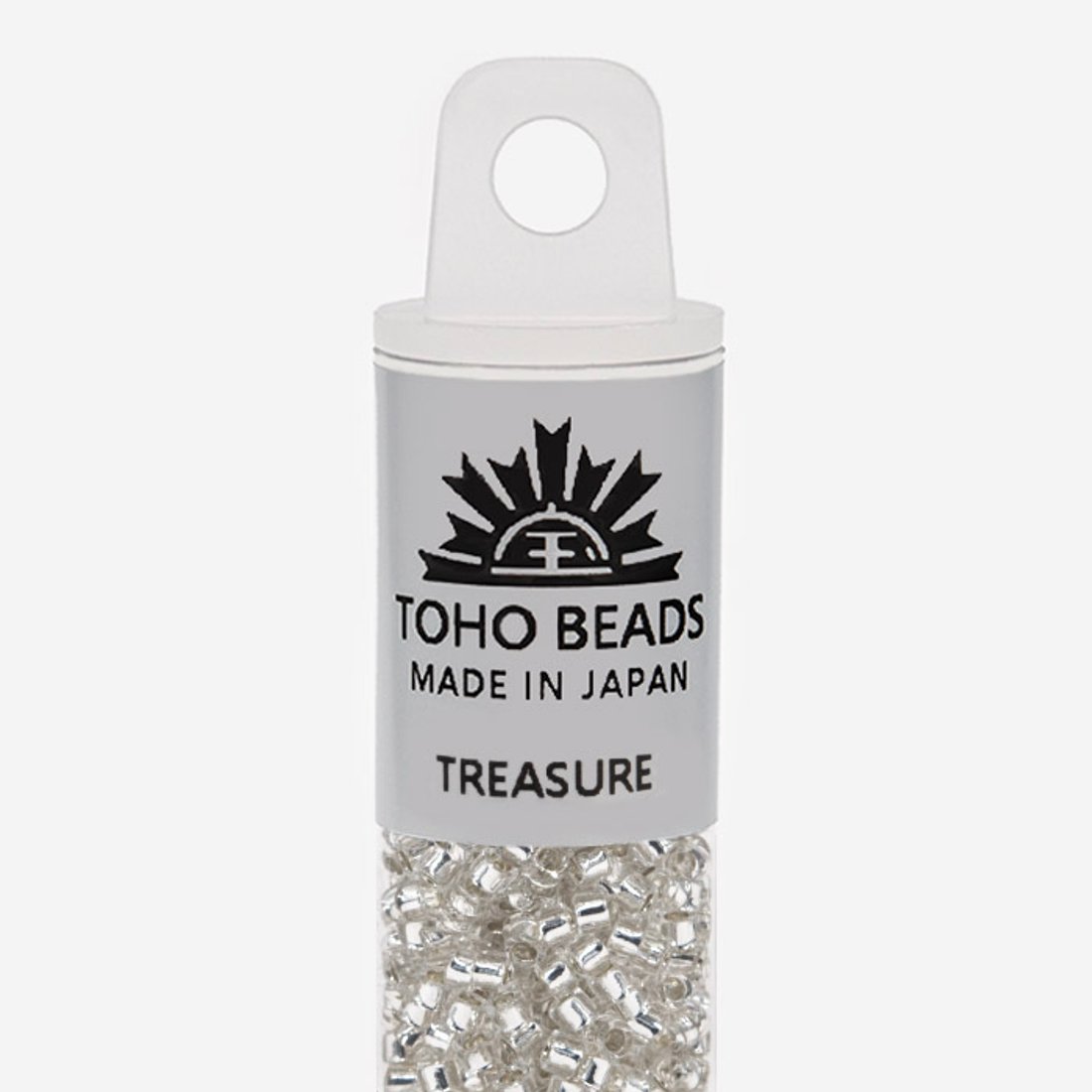 Японский бисер TOHO Treasure (№PF21), с внутренним серебрением, прозрачный