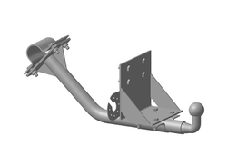 Фаркоп на ГАЗ NEXT A22R22, A22R32 (Удлиненная) (2013-) (без электрики, паспорт/сертификат в комплекте) Автос.GAZ-12