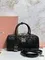 Сумка MIU MIU Arcadie matelassé из кожи наппа, черный