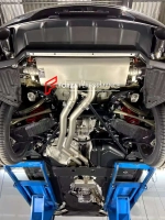 Спортивная выхлопная система с заслонками для Porsche Cayenne 9Y0 2017+ 3.0T Порше Каен