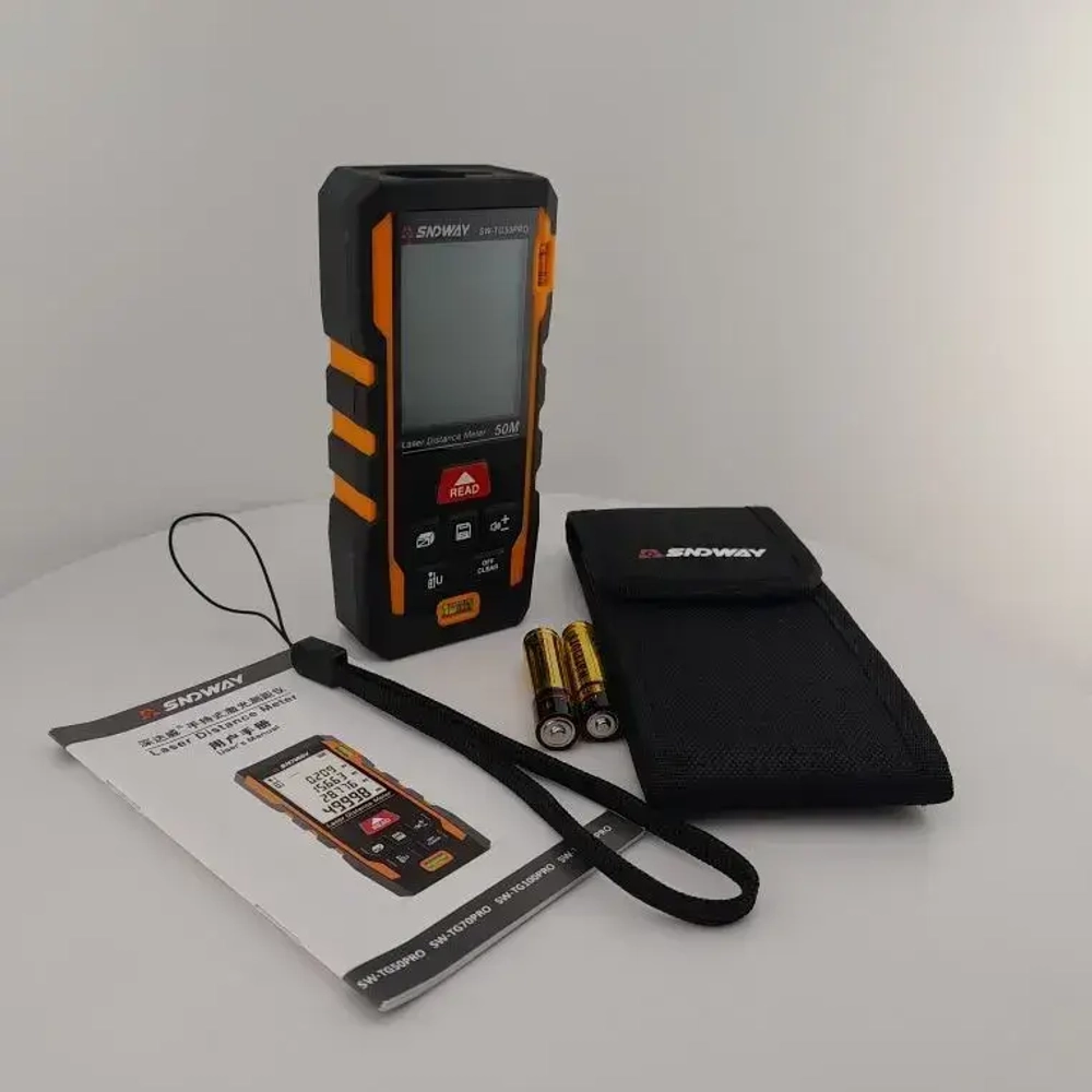 Лазерный дальномер 50м рулетка строительная SW-TG50PRO
