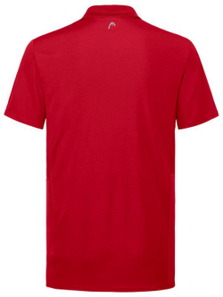 Футболка для мальчика теннисная Head Club Tech Polo Shirt - red