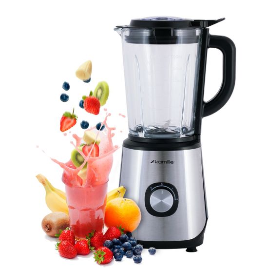 Блендер стационарный 1,5 л. Kamille KM 6740 со стеклянной чашей