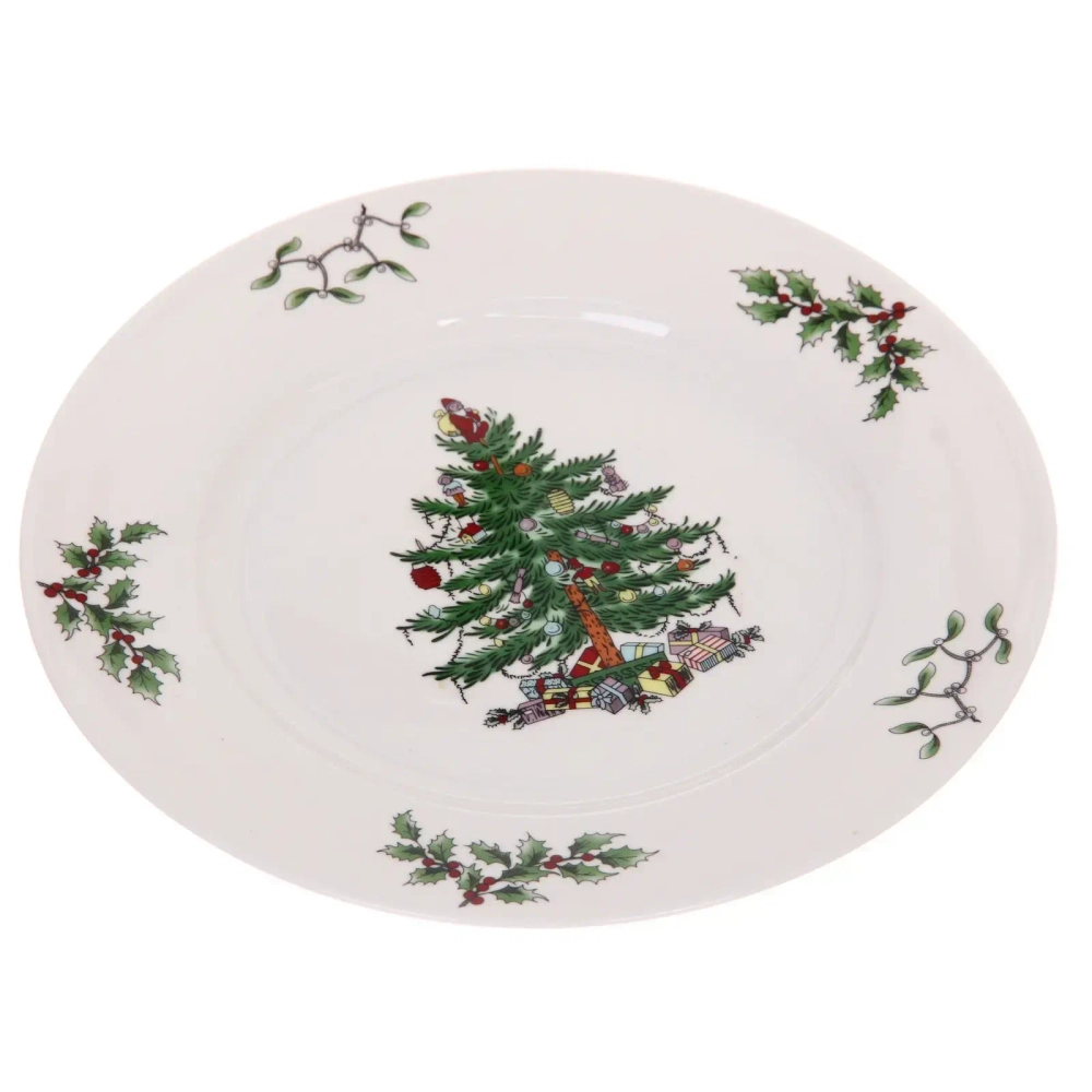 Тарелка керамическая «Ёлочка» 20,5*1,4см