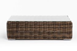 "Палермо" журнальный столик из искусственного ротанга, цвет соломенный