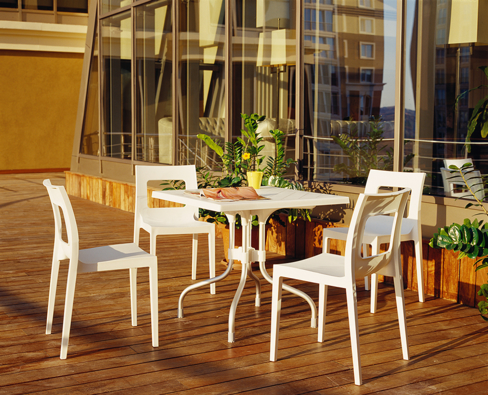 Стол пластиковый Siesta Contract Forza, белый