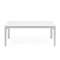 Белый пластиковый журнальный столик Net Table 100х40 см | Nardi | Италия