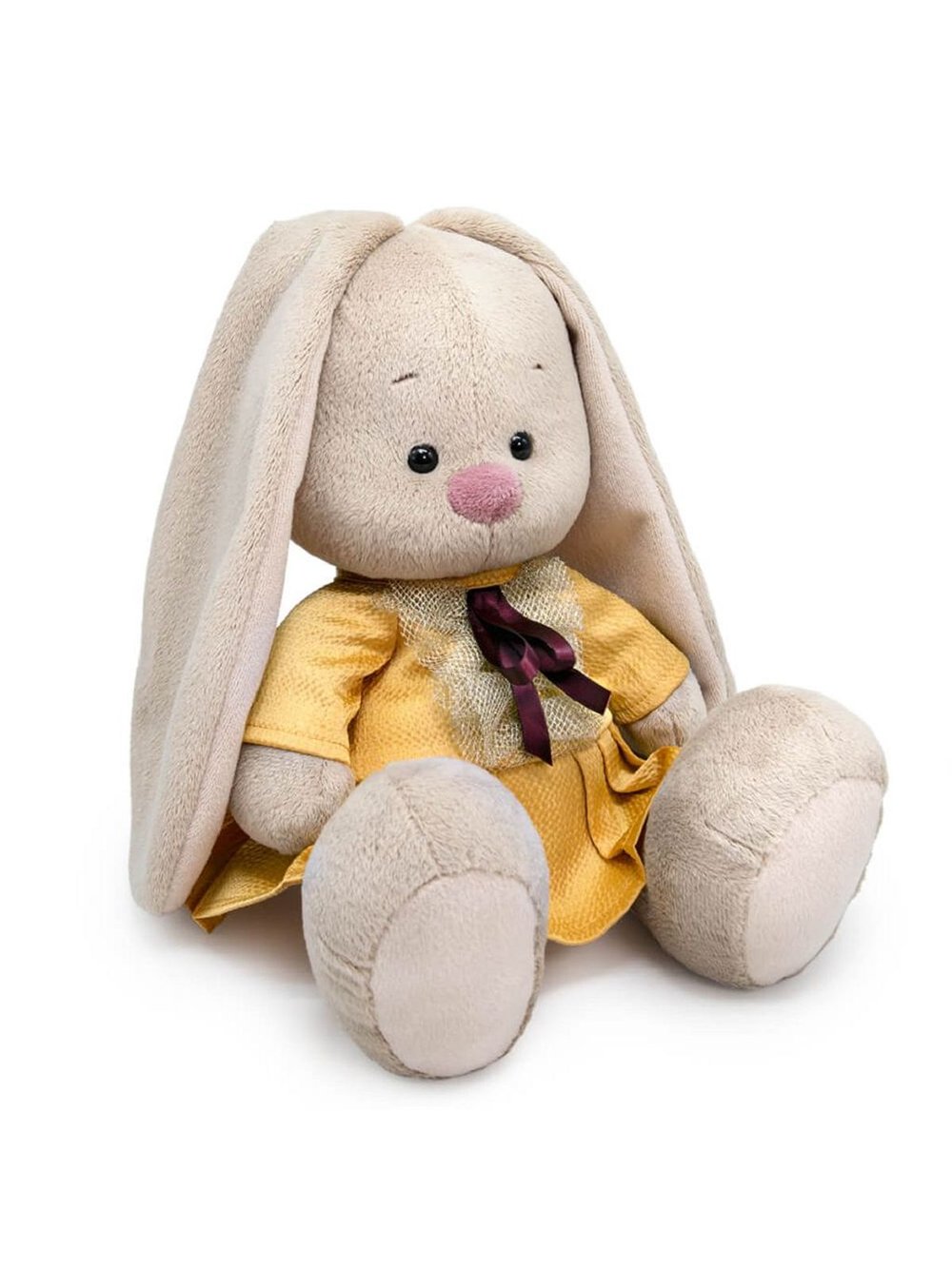 Мягкая игрушка Зайка Ми в золотом платье (23 cm)