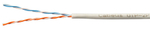 Кабель витая пара U/UTP 5e кат. 2 пары Cabeus UTP-2P-Cat.5e-SOLID-LSZH-GY-LIGHT-500