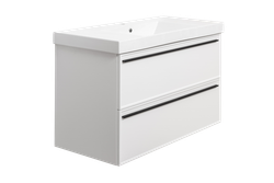Тумба под раковину La Fenice Elba Bianco TWIN белый 100 FNC-01-ELB-B-100-2