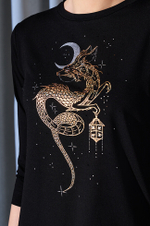 22960 Джемпер женский (черный)