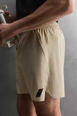 ZARA БАЗОВЫЕ СПОРТИВНЫЕ ШОРТЫ, ПЕСОЧНЫЙ