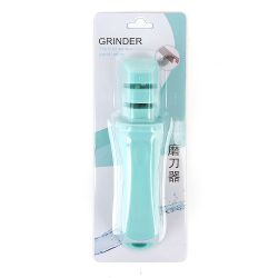 Ножеточка 2 уровня заточки 4*5*18см. (точильный камень, керамика, полипропилен)