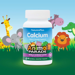 NaturesPlus, Animal Parade®, жевательная добавка с кальцием для детей, ванильное мороженое, 90 таблеток в форме животных