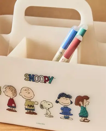 ZARA HOME НАСТОЛЬНЫЙ ОРГАНАЙЗЕР ДЛЯ ДЕТЕЙ PEANUTS™, КРЕМОВЫЙ