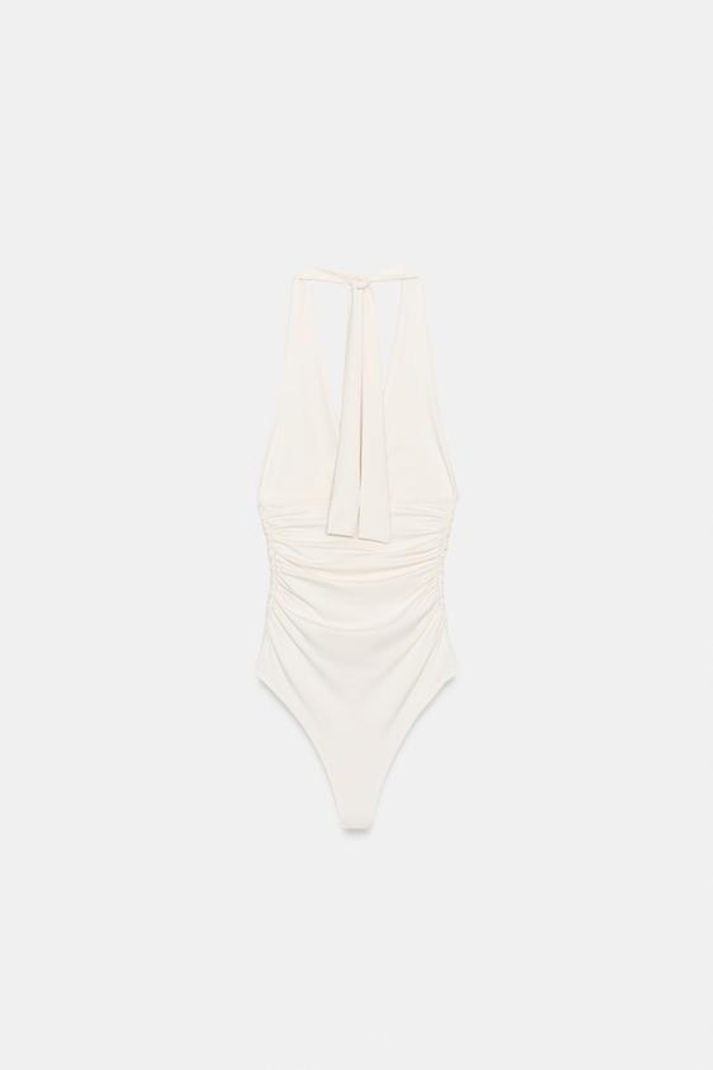 БОДИ ИЗ ПОЛИАМИДНОЙ ТКАНИ - ZARA