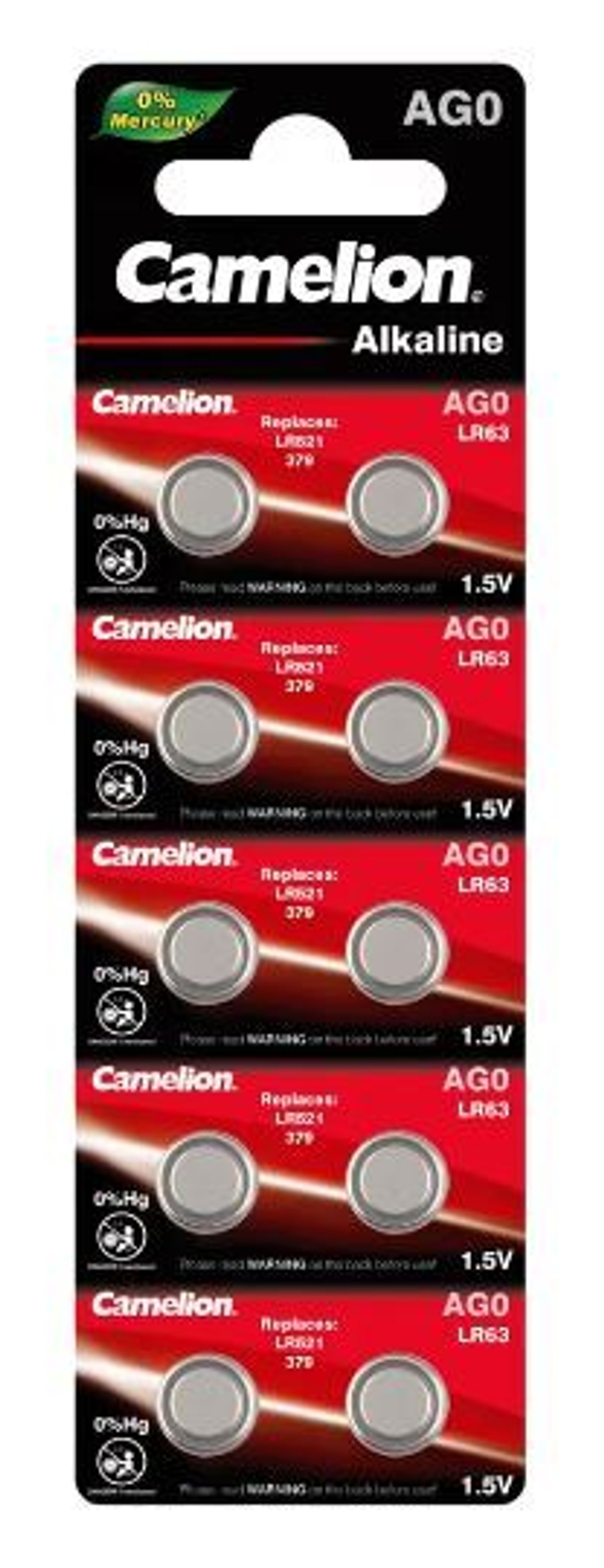 Camelion AG0 уп.100 BL-10_379 SR-521