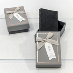 Коробка Ювелирная 8х5.5х2.7 см Набор 2 шт (Серый)