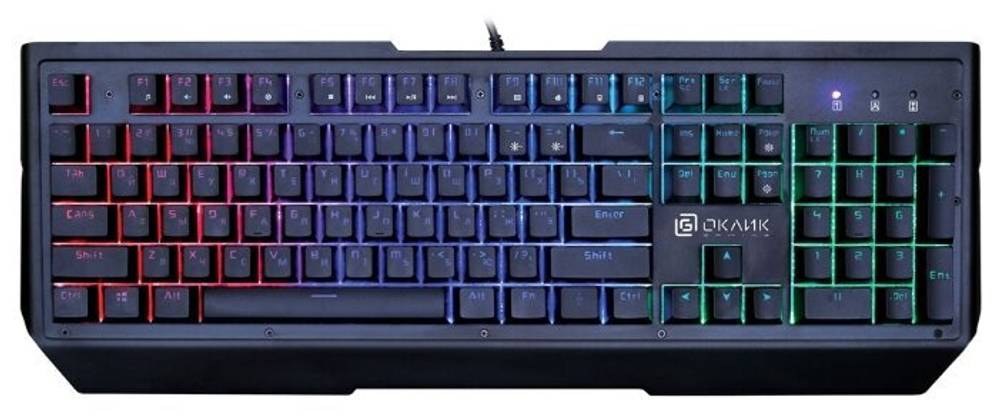 Клавиатура Bloody B500N Light Strike (LK), black, русская