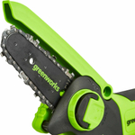 Цепная пила аккумуляторная GREENWORKS G24MCS10 24В,10см,1/4-1.1-28 без АКБ и ЗУ (2008207)