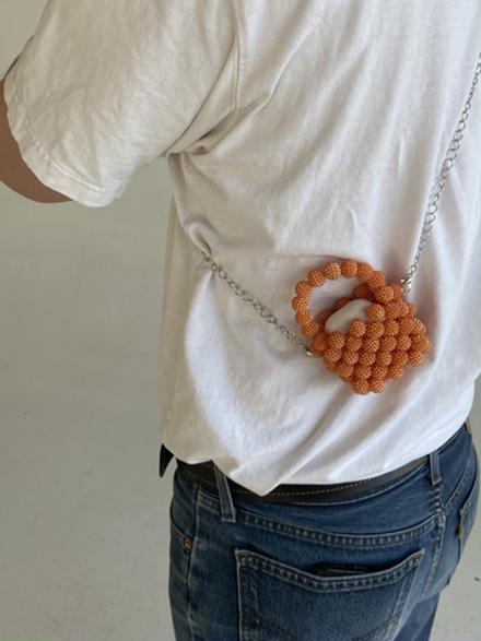 BYSASHAZEMLYA mini bag in orange