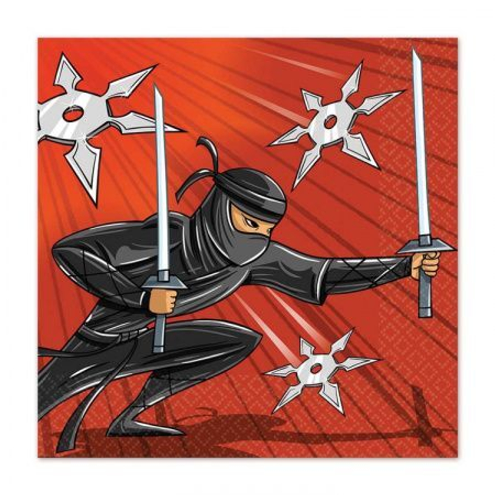 Распродажа Салфетки Ниндзя 33см 16шт.