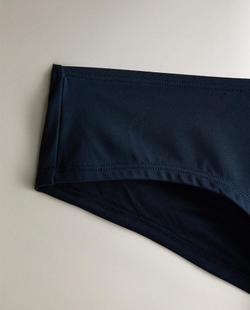 ZARA HOME ОДНОТОННЫЕ ПЛАВКИ-БИКИНИ СО СРЕДНЕЙ ПОСАДКОЙ, СИНИЙ