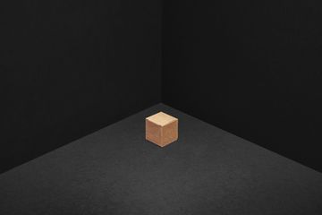 Упаковка для 1 конфеты. Кубик