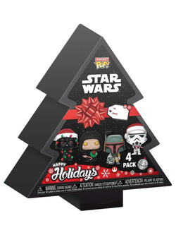 Набор подарочный Funko Pocket POP! Holiday Tree Star Wars 4 фигурки 79932
