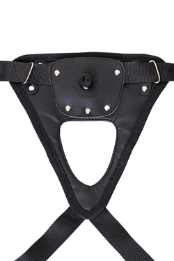Страпон на креплении RealStick Strap-On Hunter, TPR, телесный, 14,5 см