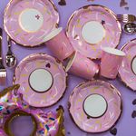 Шар с клапаном (16"/41 см) Мини-фигура, Пончик (надкусанный) 1 шт.